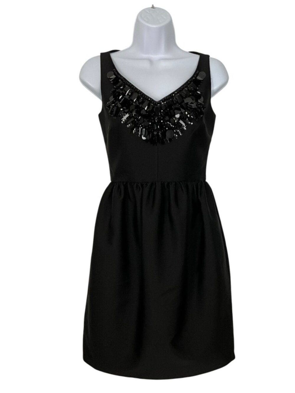 Kate Spade Embellished Cupcake Dress 0 Black Mini